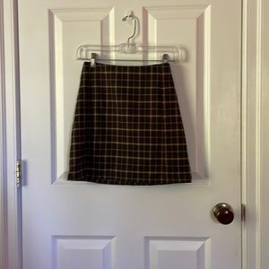 Checkered brandy Melville skirt